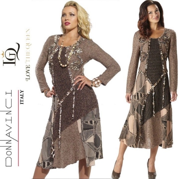 DonnaVinci Dresses & Skirts - DonnaVinci Italy Love the Queen Dress